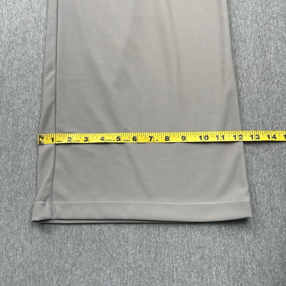 Halara Pants Gray Wide Leg Stretch Dress Work Trousers Women's XL Petite Pull On - Picture 7 of 14